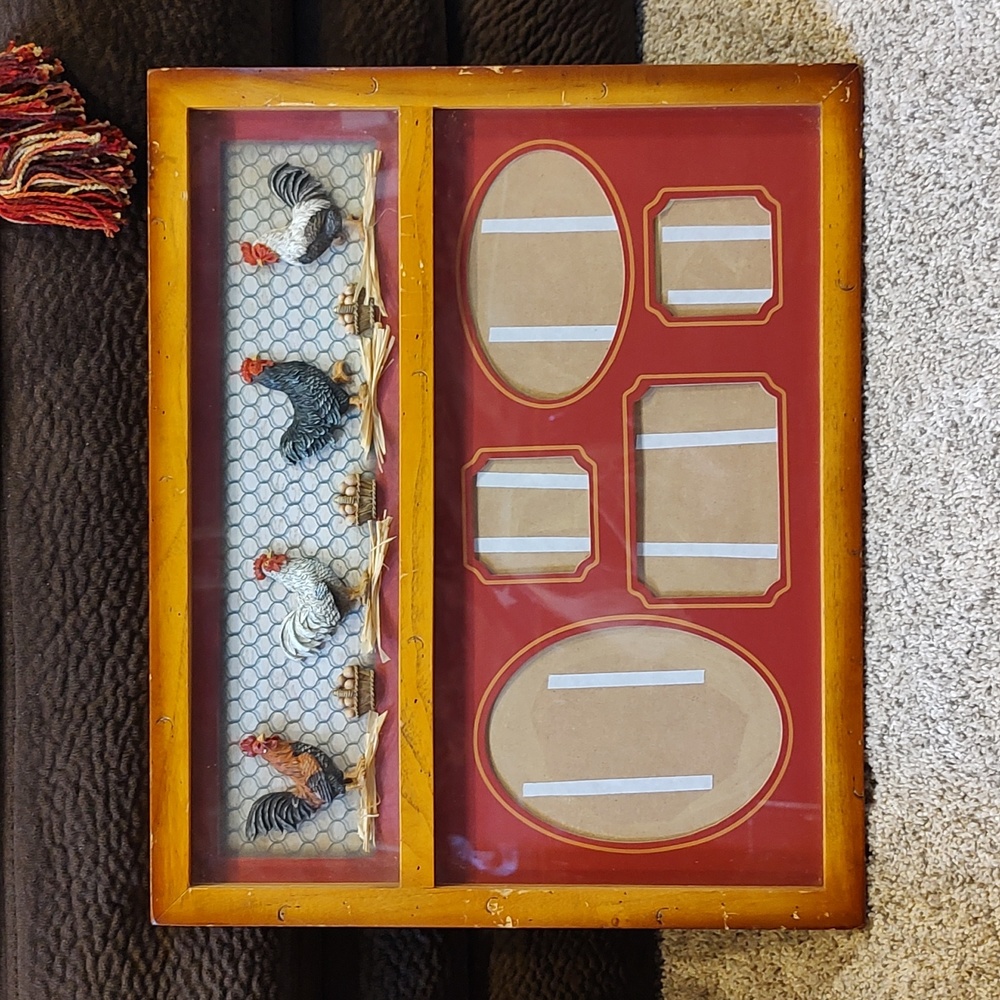 SALE!  Chicken/Rooster Frame (was $25)
